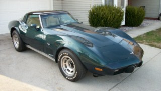 1979 Dark Green Metallic Corvette Archive Images