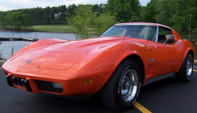 1976 Competition Orange Corvette Images